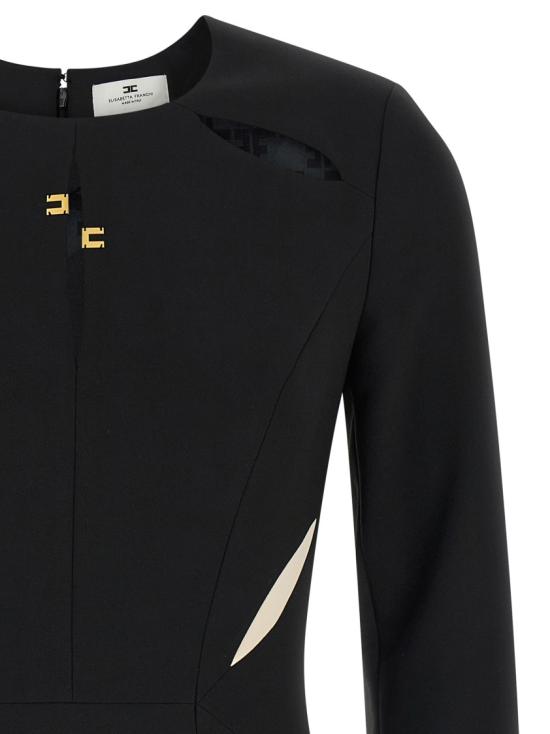 26SS 엘리자베타프랜치 숏 원피스 AB86861E2685 Black - ELISABETTA FRANCHI