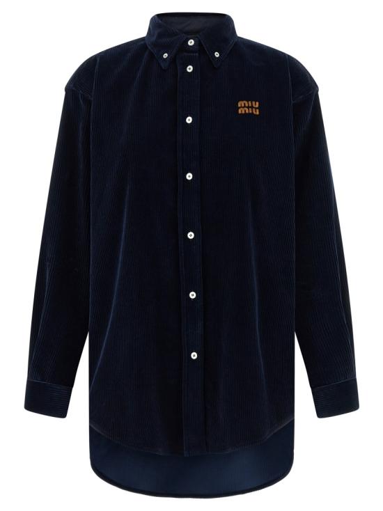 26SS 미우미우 셔츠 MK1626SOOO18SZF0008 Black