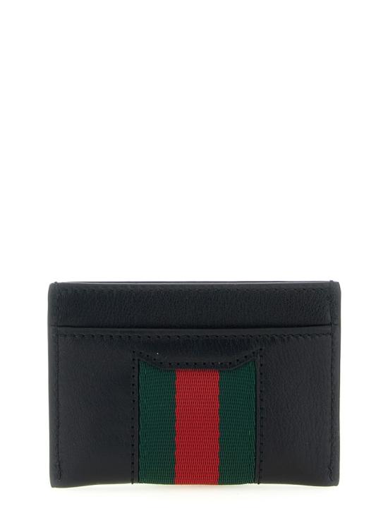 26SS 구찌 홀스빗 웹 카드 케이스 867122AAGF71053 Black - GUCCI