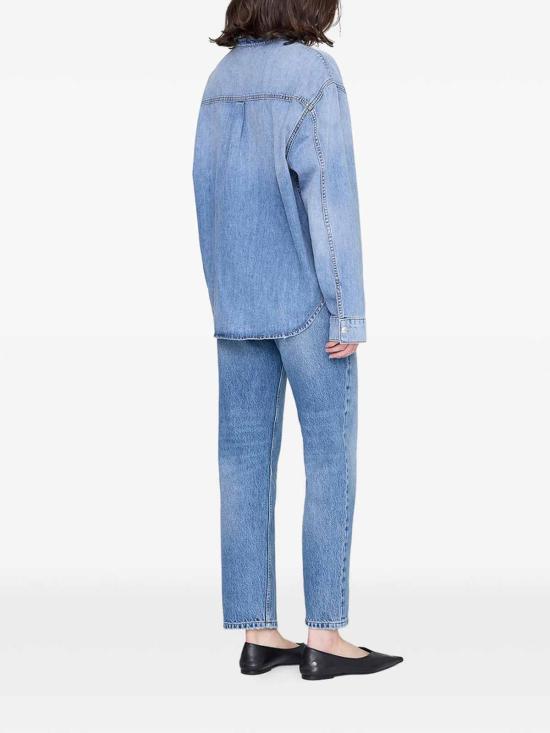 26SS 애니빙 셔츠 A 07 11690 WHD71 Washed blue - ANINE BING