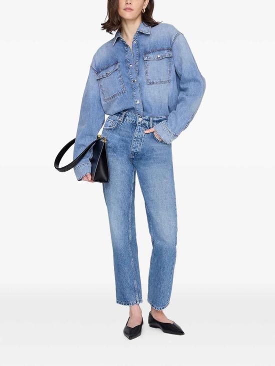 26SS 애니빙 셔츠 A 07 11690 WHD71 Washed blue - ANINE BING