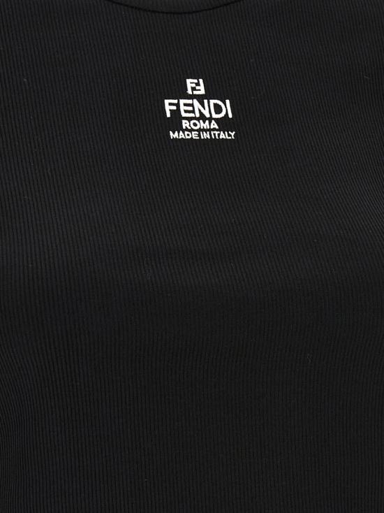 26SS 펜디 코튼 티셔츠 FS8110ANQMF0GME Black - FENDI
