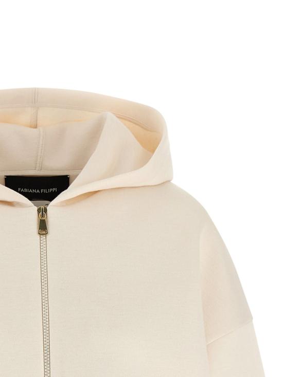 26SS 파비아나 필리피 후드 티셔츠 GCD266F158L7490145 Neutrals - FABIANA FILIPPI