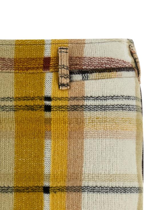 26FW 미소니 숏 스커트 DS25WH0GBC005IS10BJ Neutrals - MISSONI