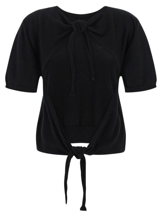 26SS 가니 니트웨어 A1070257099 Black - GANNI