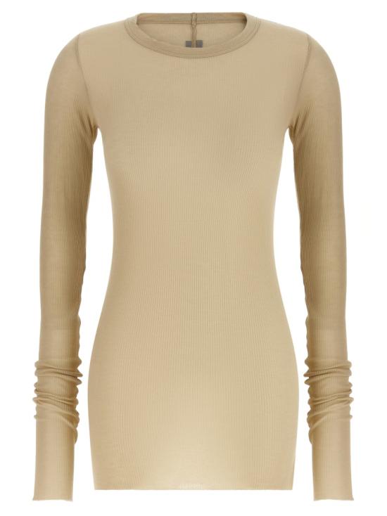 26SS 릭 오웬스 긴팔 티셔츠 RP01F6202RC138 Neutrals