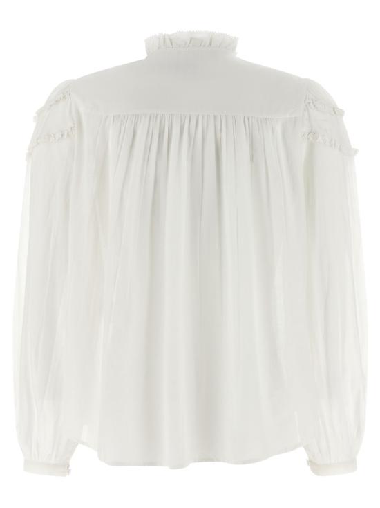 26SS 이자벨마랑에뚜왈 블라우스 HT0681FBB3J04E20WH White - ISABEL MARANT ETOILE