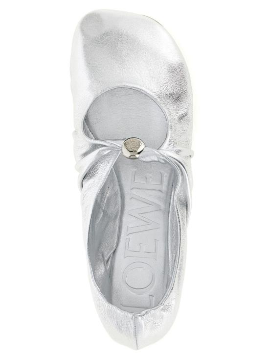 26SS 로에베 플랫 슈즈 LLPF466X011160 White - LOEWE