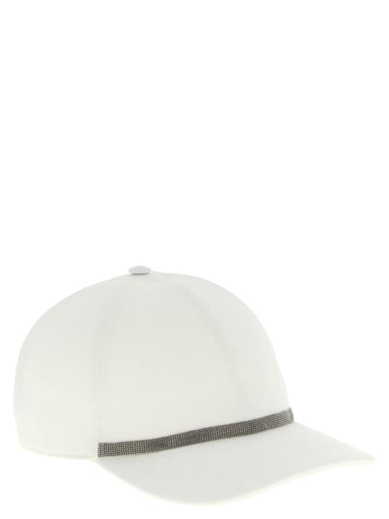 26SS 브루넬로 쿠치넬리 모자 MCAP90011C600 White - BRUNELLO CUCINELLI