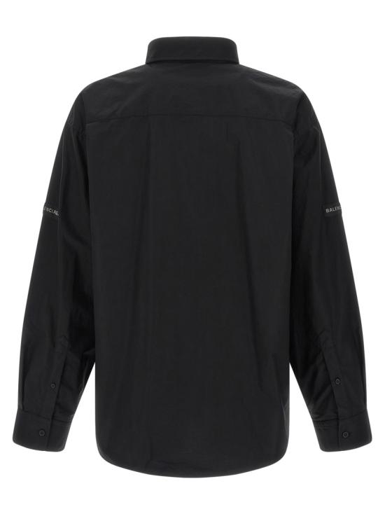 26SS 발렌시아가 긴팔 셔츠 857814TRM281000 Black - BALENCIAGA
