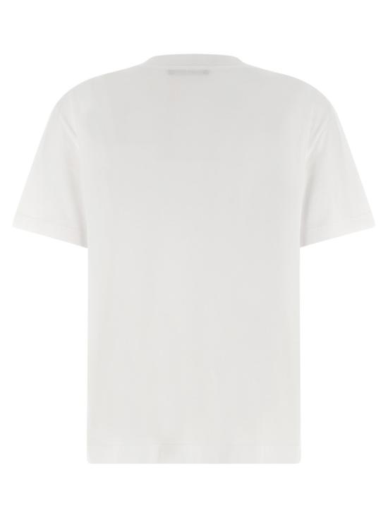 26SS 돌체앤가바나 DG 프린트 패치 저지 티셔츠 F8V42ZGDDLXW0800 White - DOLCE & GABBANA