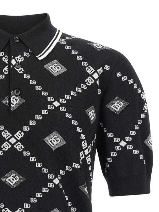 26FW 돌체앤가바나 폴로 티셔츠 GXZ02TJGMA7HH8TA Black - DOLCE & GABBANA