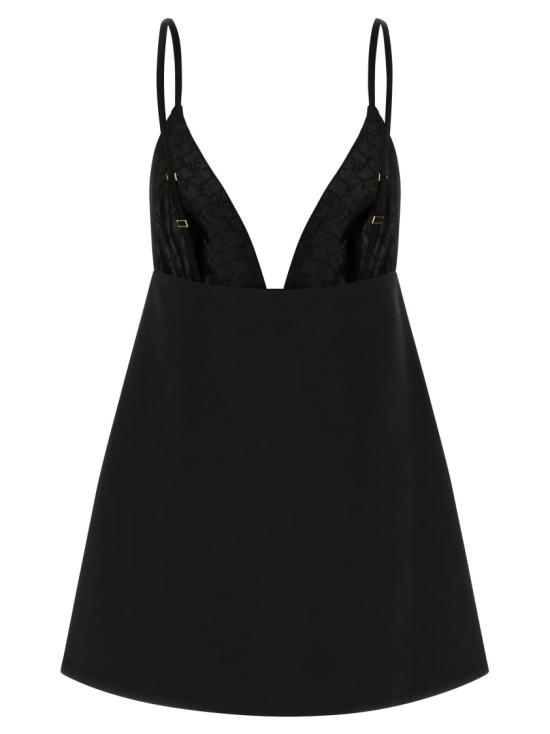 26SS 엘리자베타프랜치 숏 원피스 AB92261E2110 Black - ELISABETTA FRANCHI