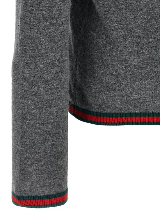 26FW 구찌 파인 소프트 캐시미어 터틀넥 850166XKE041081 Grey - GUCCI