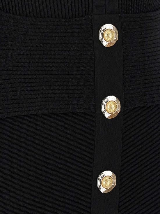 26FW 발망 니트웨어 FF1R9327KI510PA Black - BALMAIN