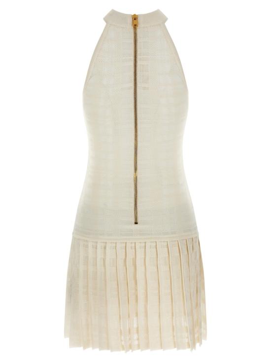 26SS 발망 숏 원피스 GF1R3375KJ360KA Grey - BALMAIN