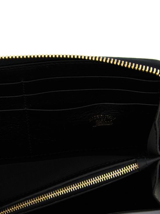 26SS 구찌 홀스빗 웹 집 어라운드 월렛 867124AAGOQ1057 Black - GUCCI