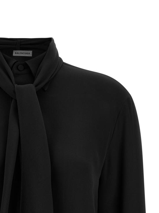 26SS 발렌시아가 블라우스 872329TUN131000 Black - BALENCIAGA