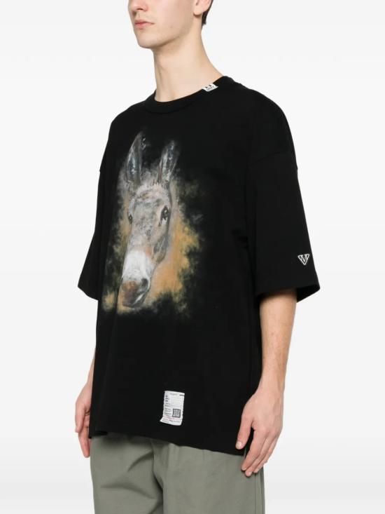 26SS 메종 미하라 야스히로 반팔 티셔츠 J16TS851 BLACK - MAISON MIHARA YASUHIRO