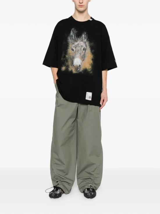 26SS 메종 미하라 야스히로 반팔 티셔츠 J16TS851 BLACK - MAISON MIHARA YASUHIRO