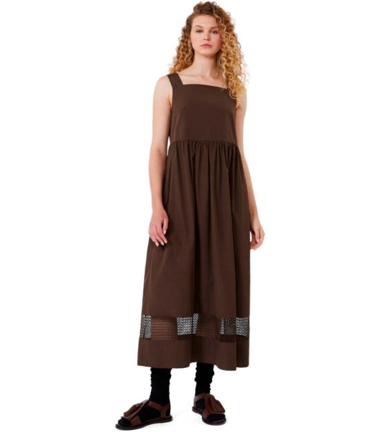 26SS 위켄드막스마라 롱 원피스 2615221082600 036 40 Brown - WEEKEND MAX MARA