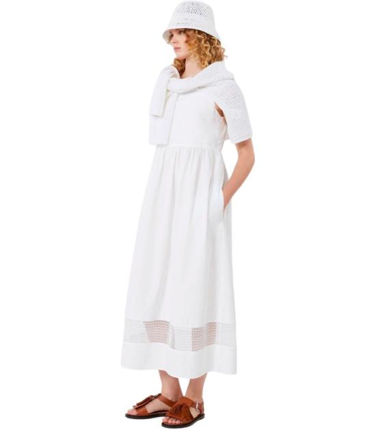 26SS 위켄드막스마라 롱 원피스 2615221082600 005 38 White - WEEKEND MAX MARA