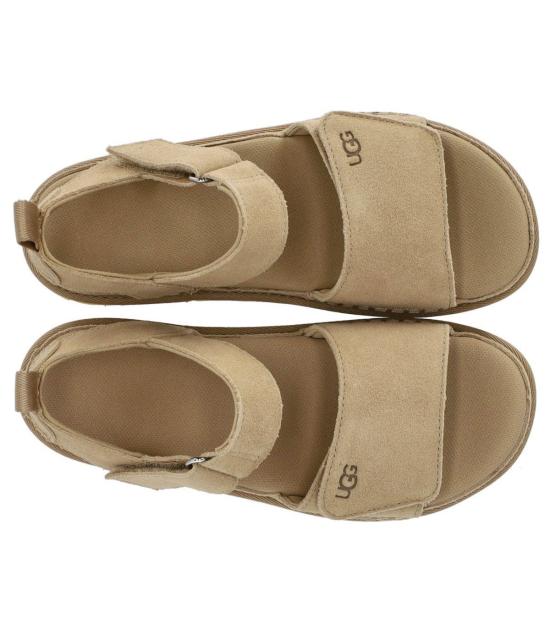 26SS 어그 골든스타 플랫폼 스트랩 샌들 1136783 SAN 36 Beige - UGG