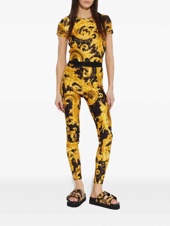 26SS 베르사체 뮬/슬리퍼 80VA3SM1 ZS366 G89 BLACK GOLD DOM - VERSACE