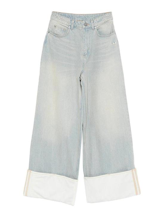  아디다스 데님 팬츠 KW4517 Light Blue Off White DOM