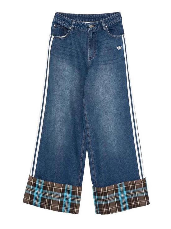  아디다스 데님 팬츠 KW4518 Indigo Denim Multicolor DOM