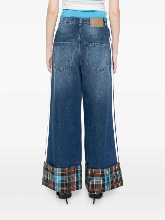  아디다스 데님 팬츠 KW4518 Indigo Denim Multicolor DOM - ADIDAS