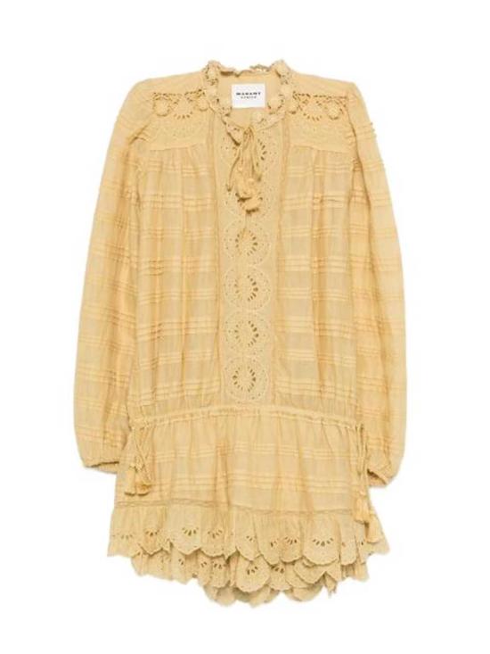 26SS 이자벨마랑에뚜왈 숏 원피스 RO0952FAD1J05E LIGHT OCHRE