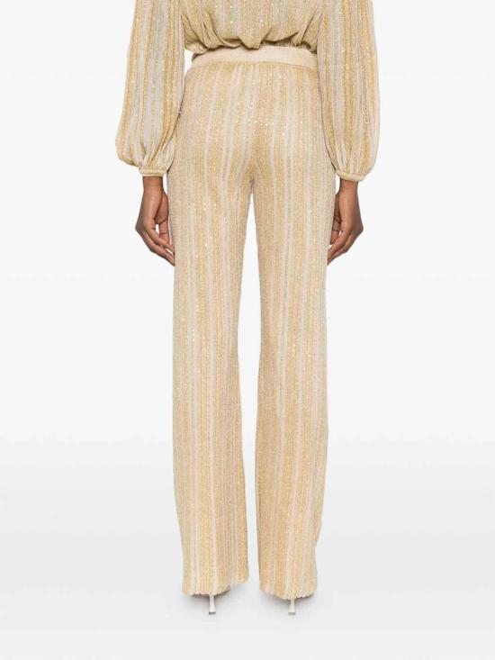 26SS 미소니 스트레이트 팬츠 DS26SI08BK01GHS01KN Gold - MISSONI