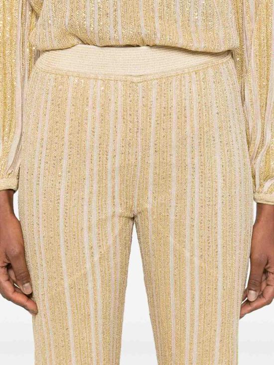 26SS 미소니 스트레이트 팬츠 DS26SI08BK01GHS01KN Gold - MISSONI
