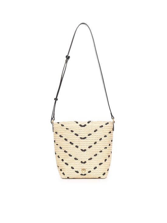 26SS 핑코 숄더백 106835 A391HZ3Q IVORY BLACK