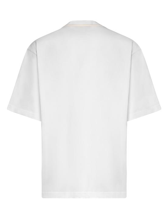 26SS 자크뮈스 반팔 티셔츠 TSU00321AJ00285 1NH White yellow - JACQUEMUS