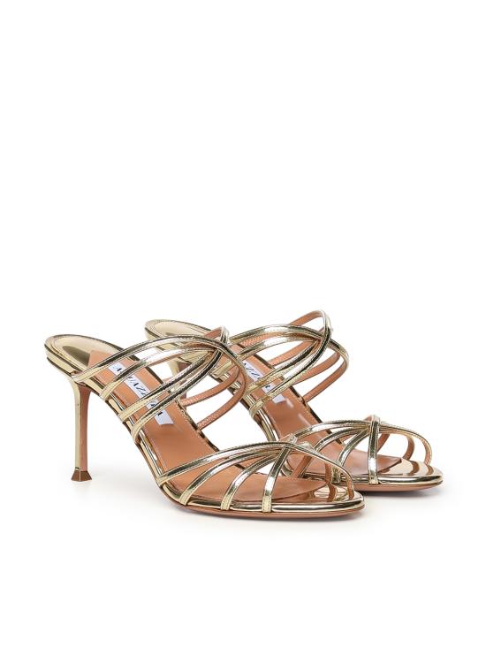 26SS 아쿠아주라 뮬/슬리퍼 TLMMIDM0 SSYSOG SOFT GOLD - AQUAZZURA