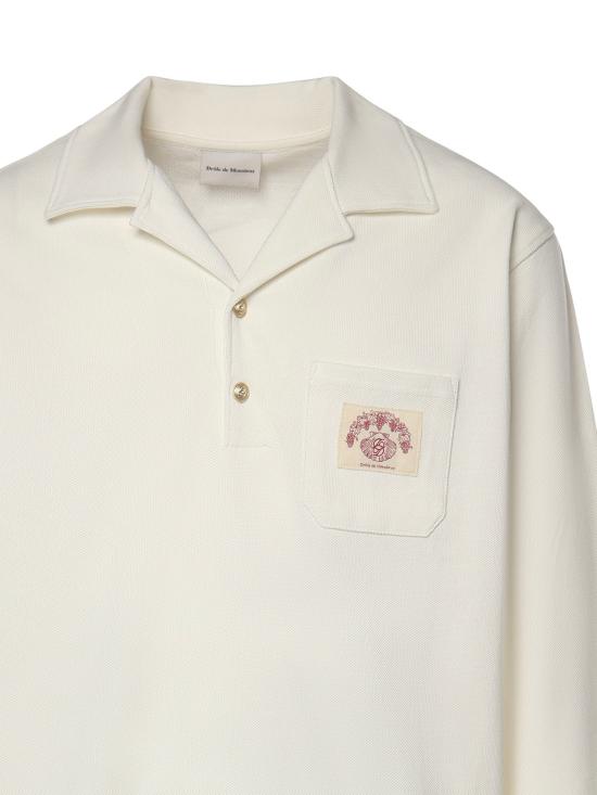 26SS 드롤드무슈 폴로 티셔츠 KPL166CO264 OW OFF WHITE - DROLE DE MONSIEUR