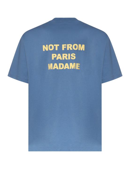 26SS 드롤드무슈 반팔 티셔츠 KTS203CO002 ATBL Blue - DROLE DE MONSIEUR