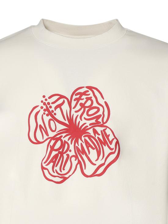 26SS 드롤드무슈 반팔 티셔츠 JTS292CO002 OW IVORY White - DROLE DE MONSIEUR