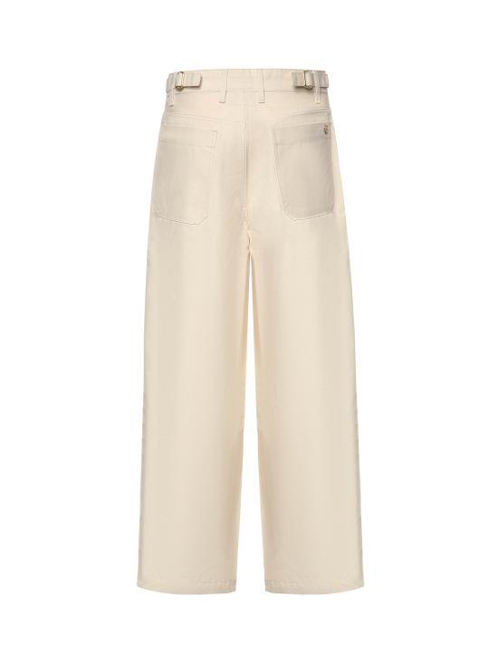 26SS 드롤드무슈 스트레이트 팬츠 KBP202CO252 OW OFF WHITE - DROLE DE MONSIEUR