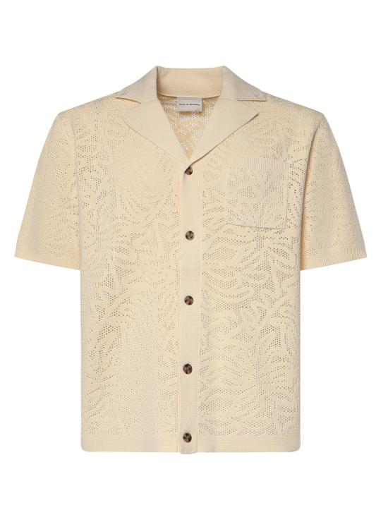 26SS 드롤드무슈 반팔 셔츠 KCA174CO293 OW OFF WHITE