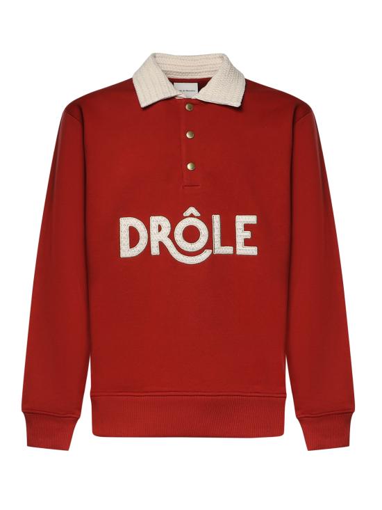 26SS 드롤드무슈 폴로 티셔츠 KPL168CO127 DRD RED