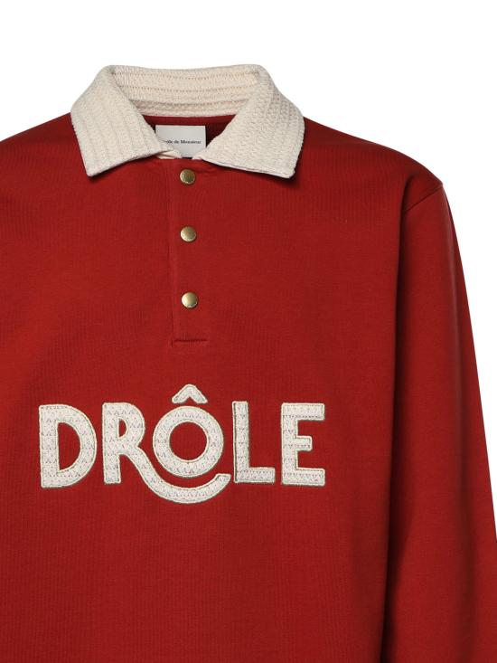 26SS 드롤드무슈 폴로 티셔츠 KPL168CO127 DRD RED - DROLE DE MONSIEUR