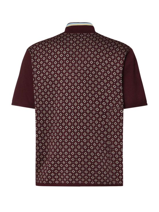 26SS 드롤드무슈 폴로 티셔츠 KPO205CO261 DRD Dark red - DROLE DE MONSIEUR