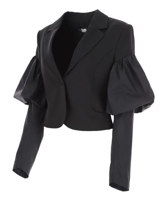  칼라거펠트 자켓 230W1405 999 black NERO - KARL LAGERFELD
