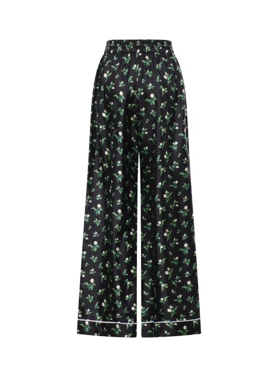 26SS 돌체앤가바나 로지&릴리 오브 베일리 프린트 트윌 배니티 트라우저 FTDKTT IS13GHX6CB Multicolor - DOLCE & GABBANA