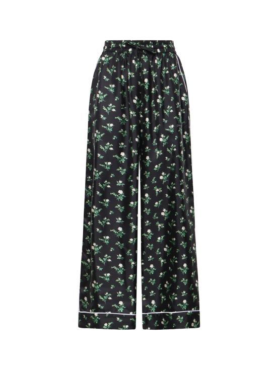 26SS 돌체앤가바나 로지&릴리 오브 베일리 프린트 트윌 배니티 트라우저 FTDKTT IS13GHX6CB Multicolor