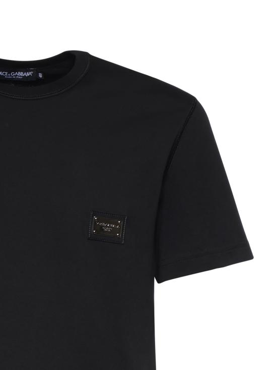 26SS 돌체앤가바나 반팔 티셔츠 G8PT1T G7P1BN0000 BLACK - DOLCE & GABBANA