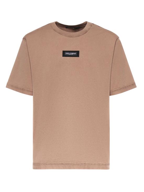 26SS 돌체앤가바나 반팔 티셔츠 G8RI4T G7P1OM0672 BEIGE